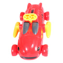 Plastic Red Pull Back Assembled Car Model Toy Children Educational Toy Gift