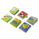 Set of Soft Cloth Cognize Books Infant Baby Children Kids Intelligence Developmental Xmas Toy Gift