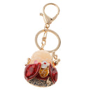 God of Longevity Car Handbag Purse Charm Pendant Key Chain Ring Keychain Keyring Gifts