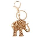 Women Girls Handbag Purse Key Hanging Decor Elephant Pendant Keychain Keyring Gift Accessory Blue