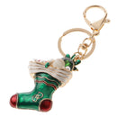 Creative Alloy Snowboots Car Bag Keyring Keychain Key Chain Ring Keyfob Gifts Green