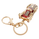 Racing Car Keychain Zinc Alloy Keyfob Ring Hanging Charm Bag Car Pendant Key Chain Red