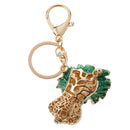 Chinese Cabbage Car Handbag Keychain Keyring Wealth Fortune Purse Bag Key Ring Chain Pendant