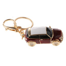 Fashionable Creative Zinc Alloy Car Keychain Keyring Keyfob Women Handbag Purse Hanging Decor ornaments Gifts Red