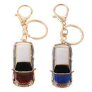 Fashionable Creative Zinc Alloy Car Keychain Keyring Keyfob Women Handbag Purse Hanging Decor ornaments Gifts Red