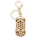 Fashionable Creative Zinc Alloy Car Keychain Keyring Keyfob Women Handbag Purse Hanging Decor ornaments Gifts Red