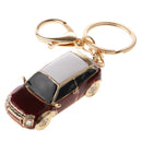 Fashionable Creative Zinc Alloy Car Keychain Keyring Keyfob Women Handbag Purse Hanging Decor ornaments Gifts Red