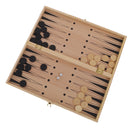 29 x 29cm 3 in 1 Fold Chess Set Board Game Checkers Backgammon Draughts M