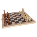 29 x 29cm 3 in 1 Fold Chess Set Board Game Checkers Backgammon Draughts M