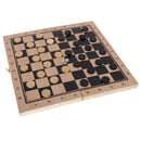 29 x 29cm 3 in 1 Fold Chess Set Board Game Checkers Backgammon Draughts M