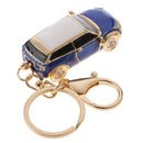 Creative Zinc Alloy Car Keychain Purse Bag Keyring Key Chain Ring Keyfob Gifts Blue