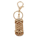 Creative Zinc Alloy Car Keychain Purse Bag Keyring Key Chain Ring Keyfob Gifts Blue