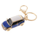 Creative Zinc Alloy Car Keychain Purse Bag Keyring Key Chain Ring Keyfob Gifts Blue