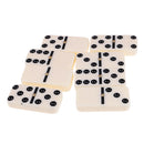 Double Six Domino Set of 28 Vintage Board Kid Traveling Game Toy Bamboo Box