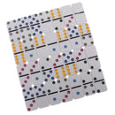QUALITY DOMINOES CLASSIC DOMINO SET w/ Tin Box Brass Pin Gifts Color Dot