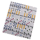 QUALITY DOMINOES CLASSIC DOMINO SET w/ Tin Box Brass Pin Gifts Color Dot