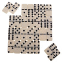 Double 6 Domino Set of 28 Traditional Board Kid Travel Game Toy Sliding Lid
