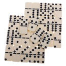Double 6 Domino Set of 28 Traditional Board Kid Travel Game Toy Sliding Lid