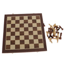 Traditional Folding CHESS BOARD GAME Set 32 Pieces Fun Party Favor 39.5CM