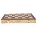 Traditional Folding CHESS BOARD GAME Set 32 Pieces Fun Party Favor 39.5CM