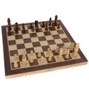 Traditional Folding CHESS BOARD GAME Set 32 Pieces Fun Party Favor 39.5CM