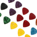 30pcs Plastic Guitar Picks Plectrums 0.71mm for Acoustic and Electric Guitar