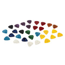 30pcs Plastic Guitar Picks Plectrums 0.71mm for Acoustic and Electric Guitar