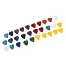 30pcs Plastic Guitar Picks Plectrums 0.71mm for Acoustic and Electric Guitar