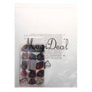 100pcs Plastic Guitar Picks Plectrums w/ Various 6 Thickness + Pick Box