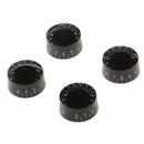 4 Pieces of Black Speed Volume Tone Control Knobs for LP Les Paul Electric Gutar