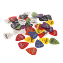 40pcs Plastic Guitar Picks Plectrums w/ Various 6 Thickness + Pick Box