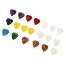 Pack of 20pcs Plastic Electric Guitar Bass 0.46mm Thickness Picks Plectrums