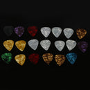Pack of 20pcs Plastic Electric Guitar Bass 0.46mm Thickness Picks Plectrums