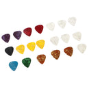 Pack of 20pcs Plastic Electric Guitar Bass 0.46mm Thickness Picks Plectrums