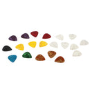 Pack of 20pcs Plastic Electric Guitar Bass 0.46mm Thickness Picks Plectrums