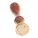 Initial Sealing Wax Seal Stamp Design for Festival Party Card Decor Halcyone