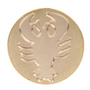 Classic Sealing Wax Seal Stamp Coin Greeting Cards Wedding Invitation Cancer