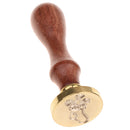 Retro Sealing Wax Wood Handle Design for DIY Wedding Cards Logo Xmas Gift