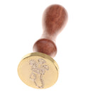 Retro Sealing Wax Wood Handle Design for DIY Wedding Cards Logo Xmas Gift