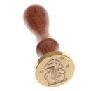 Initial Sealing Wax Stamp Wax Seal Wood Handle Metal Head DIY Arts Crafts