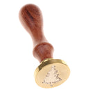 Retro Sealing Wax Wood Handle Design for DIY Wedding Cards Logo Xmas Gift
