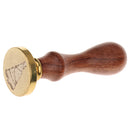 Initial Sealing Wax Seal Stamp Coin Xmas Decorative Tree Design for Card Post Envelope