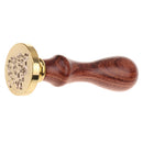Retro Sealing Wax Wood Handle Design for DIY Wedding Card Picture Logo Xmas Gift