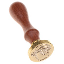 Initial Sealing Wax Seal Stamp Santa Claus in Hat for Xmas Party Greeting Cards Decors
