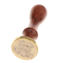 Classic Sealing Wax Seal Stamp Merry Christmas Deisgn for Xmas Card Made Post Envelope