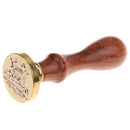 Classic Sealing Wax Seal Stamp Merry Christmas Deisgn for Xmas Card Made Post Envelope