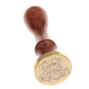 Classic Sealing Wax Seal Stamp Merry Christmas Deisgn for Xmas Card Made Post Envelope