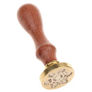 Initial Sealing Wax Stamp Wax Seal Wooden Handle Metal Head DIY Art Crafts Post Envelope