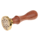 Initial Sealing Wax Stamp Wax Seal Wooden Handle Metal Head DIY Art Crafts Post Envelope
