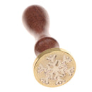 Classic Sealing Wax Seal Handle Stamp Winter Xmas Designs for Post Envelope Letter Decor